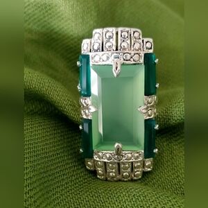 Nicky Butler 925 Sterling Silver Empire Collection Chalcedony Designer NB Ring